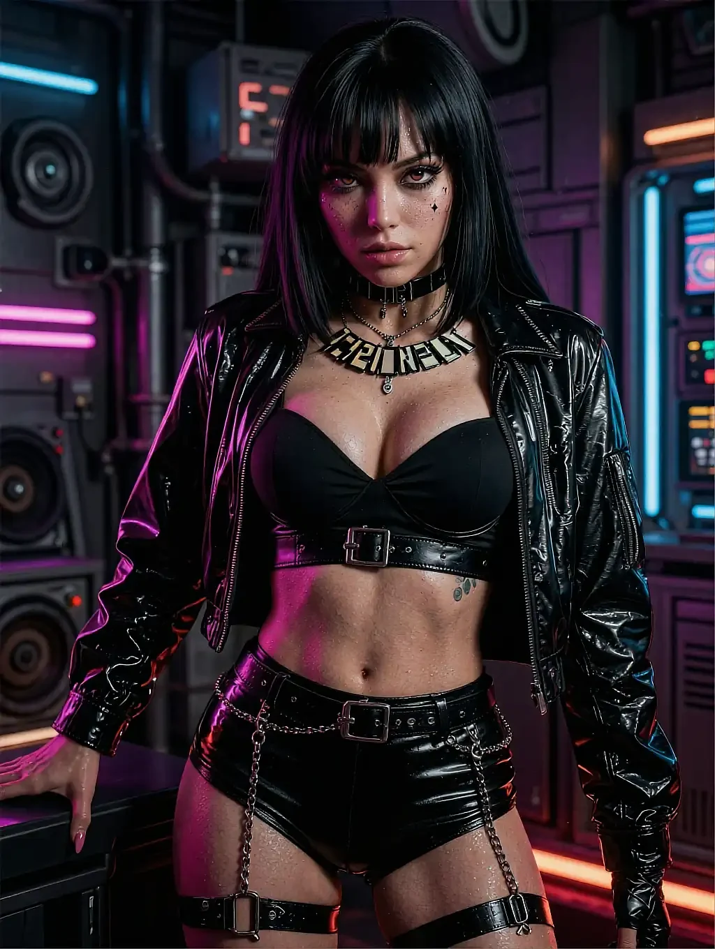 Fictional AI character featured on the AI girlfriend app page